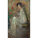 Young woman with roses - Alice Pike Barney — artwork view