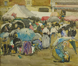 Montmartre Painting - Alice Schille — artwork view