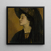 Alla Nazimova - Edward Emerson Simmons — framed artwork on a wall