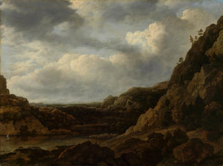 Norwegian Fjord Painting - Allaert van Everdingen — artwork view