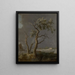 Trees by the Water's Edge - Allaert van Everdingen — framed artwork on a wall