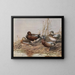 Canard siffleur à ailes bleues - Allan Brooks — framed artwork on a wall