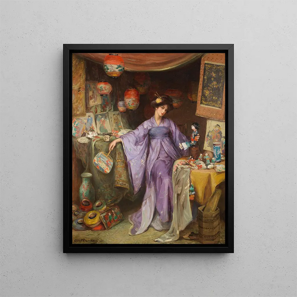 Un YumYum anglais - Allan Douglas Davidson — framed artwork on a wall