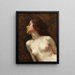Model posing - Allan Douglas Davidson — framed artwork on a wall