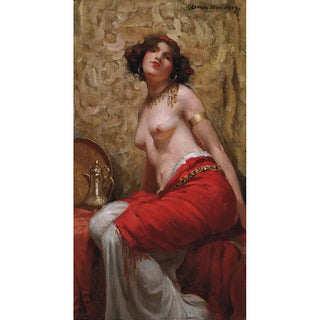 Odalisque seated - Allan Douglas Davidson — artwork view