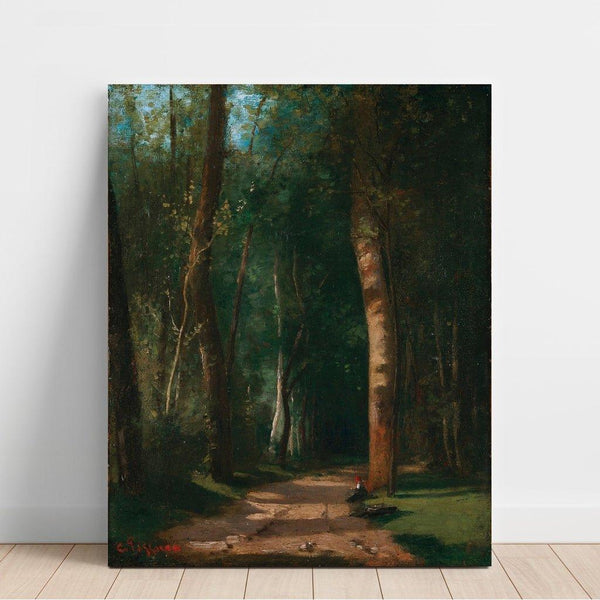 Reproduction of the painting Allée Dans Une Forêt - Camille Pissarro