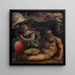 Allegory of Fiesole - Giorgio Vasari — framed artwork on a wall