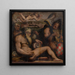 Allegory of Pistoia - Giorgio Vasari — framed artwork on a wall