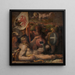 Allegory of Volterra - Giorgio Vasari — framed artwork on a wall