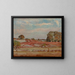 Rochers et épinards - Allen Butler Talcott — framed artwork on a wall