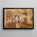 Old Handsworth Church before Restoration - Allen Edward Everitt — framed artwork on a wall