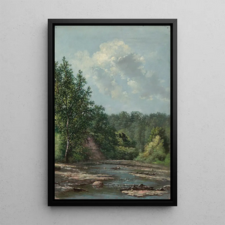 Reproduction of the painting Landscape Painting near Painesville - Allen Smith