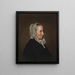 Portrait of the artist's mother - Allen Smith — framed artwork on a wall