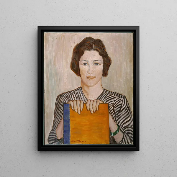 The Orange Book - Allen Tucker — framed artwork on a wall
