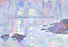 Aquarelle No 73 Blue and Lavender - Allen Tucker — artwork view