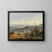 View of the Schäftlarn Monastery - Alois Flad — framed artwork on a wall