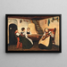 Musical entertainment in the living room - Alois Gabl — framed artwork on a wall
