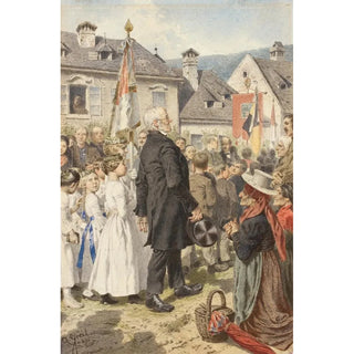 Procession of Corpus Christi - Alois Greil — artwork view