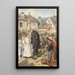 Procession of Corpus Christi - Alois Greil — framed artwork on a wall