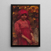 Reproduction of the painting A girl with autumn leaves - Alois Hans Schram