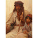 Bedouin and young girl - Alois Hans Schram — artwork view