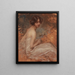 Portrait of a Lady - Alois Hans Schram — framed artwork on a wall