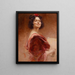 Zigeunerin mit Tambourin - Alois Hans Schram — framed artwork on a wall
