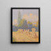 Sunny End of Summer Day - Alois Hernick — framed artwork on a wall