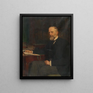 Minister Vinzenz Graf Baillet de Latour - Alois Johann Josef Delug — framed artwork on a wall