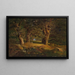 Forest landscape painting - Alois Kirnig — framed artwork on a wall
