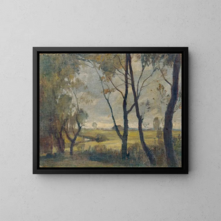 Chez le pêcheur - Alois Penz — framed artwork on a wall