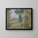 Ski slope at dusk - Alois Penz — framed artwork on a wall