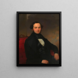 Josef Johann Wei, authorized representative of Porger - Alois von Anreiter — framed artwork on a wall