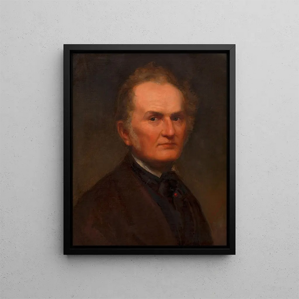 Self-portrait of Alois von Anreiter - Alois von Anreiter — framed artwork on a wall