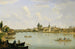 View of Prague with Charles Bridge on the Vltava - Alois von Saar — artwork view