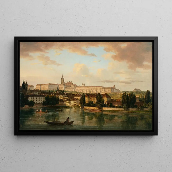 Château de Prague, Hradčany - Alois von Saar — framed artwork on a wall