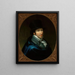 Portrait of Wiktor Ossoliski - Alojzy Reichan — framed artwork on a wall