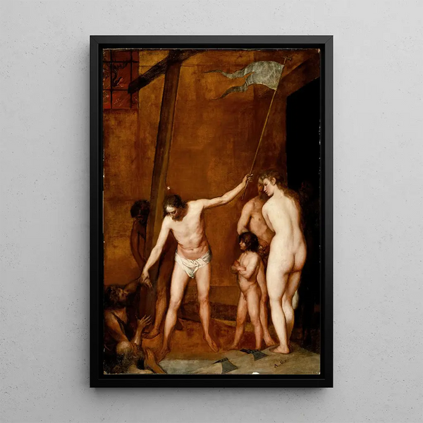 Reproduction of the painting The Christ of Limbo - Alonso Cano