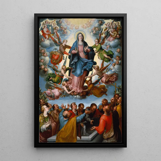Reproduction of the painting L'Assumption of the Virgin - Alonso López de Herrera
