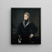 Portrait of Juana d'Autriche, Princess of Portugal - Alonso Sánchez Coello — framed artwork on a wall