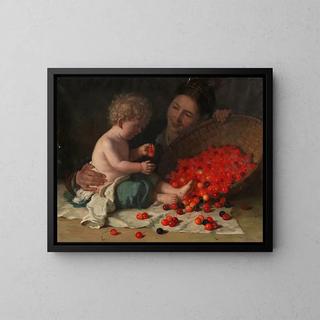 Summer Happiness - Aloys Eckardt — framed artwork on a wall