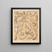 The North American Cave Fauna Pl 04 - Alpheus Spring Packard — framed artwork on a wall