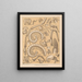 The North American Cave Fauna Pl 06 - Alpheus Spring Packard — framed artwork on a wall