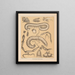 The fauna of North American caves Pl 09 - Alpheus Spring Packard — framed artwork on a wall