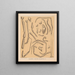 The North American Cave Fauna Pl 14 - Alpheus Spring Packard — framed artwork on a wall