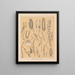 The North American Cave Fauna Pl 19 - Alpheus Spring Packard — framed artwork on a wall