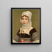 Citoyenne woman leader - Alphons Bodenmüller — framed artwork on a wall