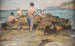 Boys on a Rocky Beach - Alphons Hollaender — artwork view