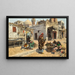 fering Refreshments in Cairo - Alphons Leopold Mielich — framed artwork on a wall