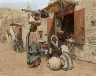 Street scene oriental - Alphons Leopold Mielich — artwork view